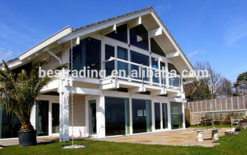 Alibaba china beautiful garden prefabricated aluminium frame glass house