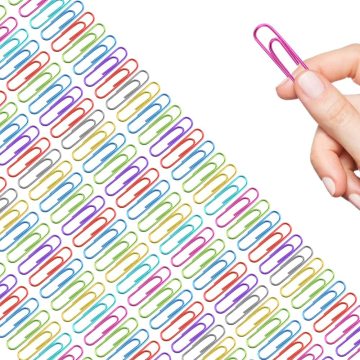 Wholesale Color Box Packaging for Smooth, Durable Assorted Coated Paper Clips in Many Sizes