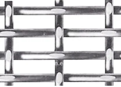 0.8-8mm dia302/304crimped wire mesh panel