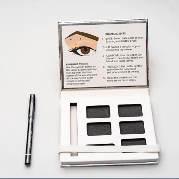 Empty 5 Colors Eyeshadow Palette Packaging Paper Box