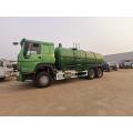 Howo 6x4 18000L Camión de succión de aguas residuales de vacío