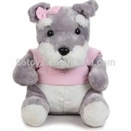 2014 foshan toys factory lovely plush fat dog toy