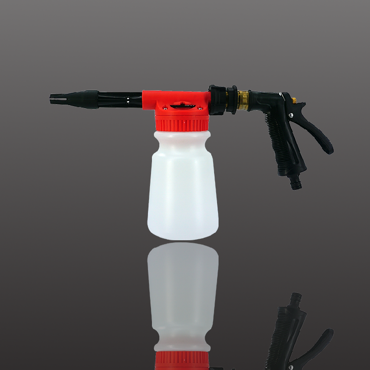 جديد على طراز الموضة مسدس بلاستيك منخفض الضغط صابون شامبو الرغوة الثلج Lance