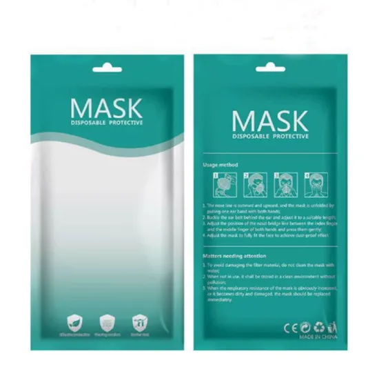 Newest High Quality Collagen Crystal Facial Mask Plastic Packaging Bag