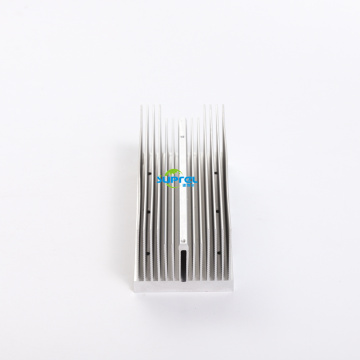 Pressed fin cooling heatsinks