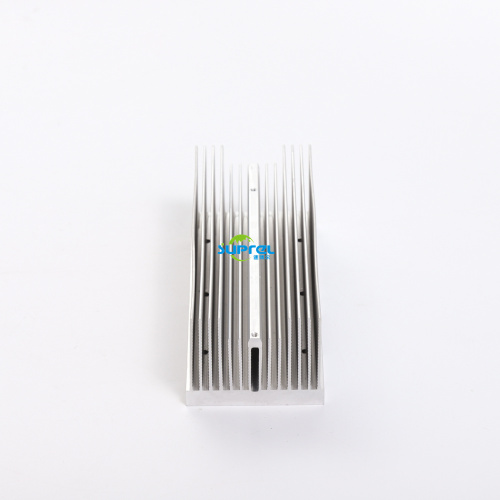 Pressed fin cooling heatsinks