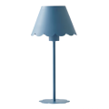 Rechargeable Scalloped Table Lamp