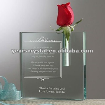 china new product Circular crystal wedding gift vase,crystal vase