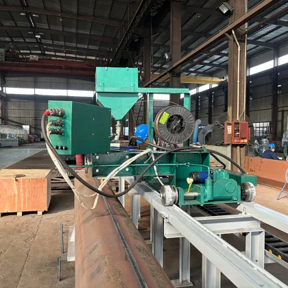 Semi-automatic lamp pole welding equipment