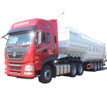 60 Cubic Meter Semi-trailer Bulk Feed Transport Vehicle