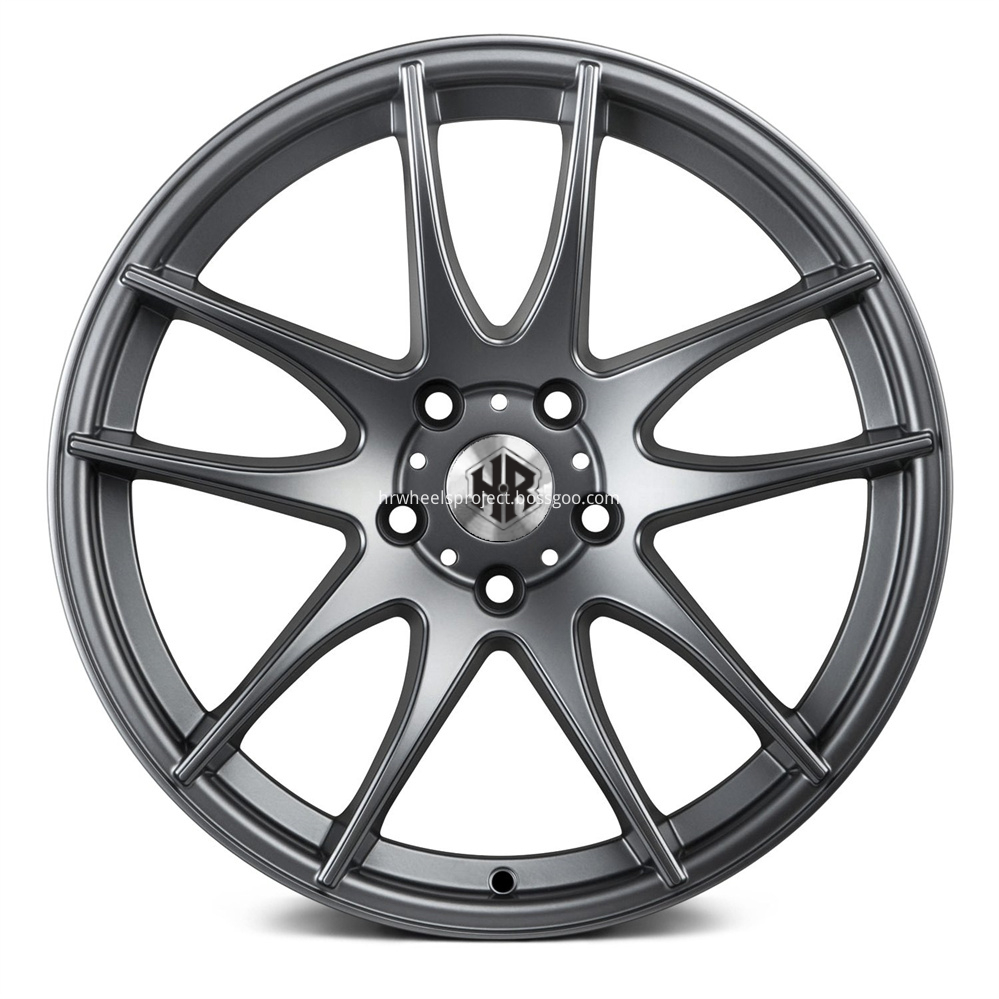 H R Tech Wheels Hr032 Gunmetal Front