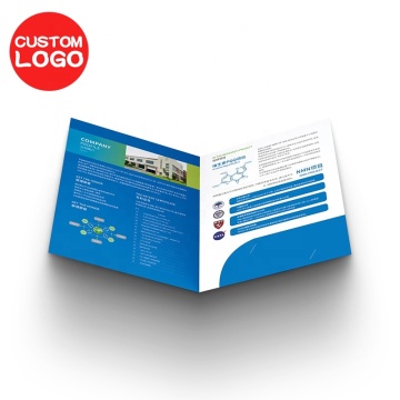 Eco Friendly Thick Paper A4 Presentation Folders with Pockets - China Factory Custom Clippers