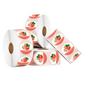 Waterproof Fruit Food Packing Decorative Sticker Labels Roll