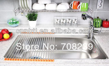 304 Stainless Steel Kitchen Folding Drain Rack