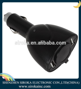 Two port Dual 5V1A USB Car Cigarette Socket Charger with costomized LOGO