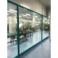 Janela de sala de limpeza hermética de vidro temperado