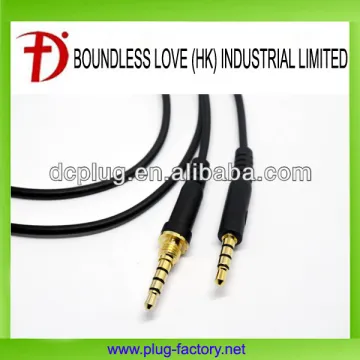 3.5mm Thread plug 4-pole 3.5mm male to male headphone cable