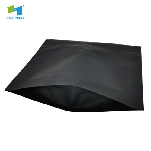 Sustainable side gusset stand up vacuum seal pouches with zipper