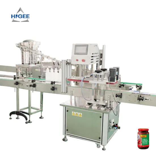 Higee Automatic Twist-Off Cap Sealing Machine for Jam Jars and Bottles