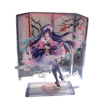 Eco-Friendly Acrylic Display Stand with CNC Cutting for Anime Merchandise