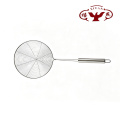 Stainless Steel Round Strainer with Large Round Handle
