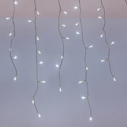 Christmas RGB LED Falling Snow Icicle String Lights