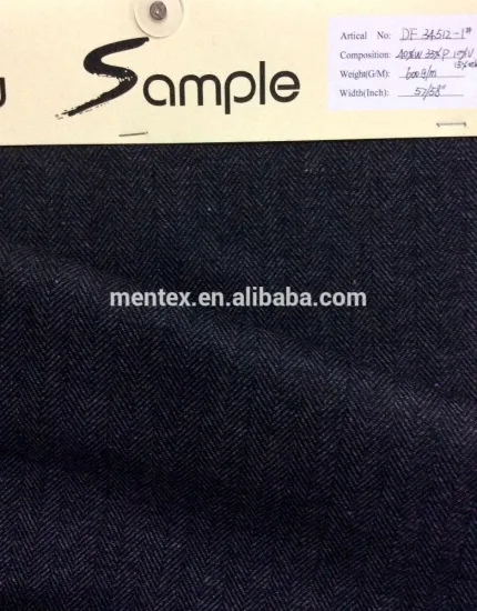 heavyweight herringbone over coating wool fabric