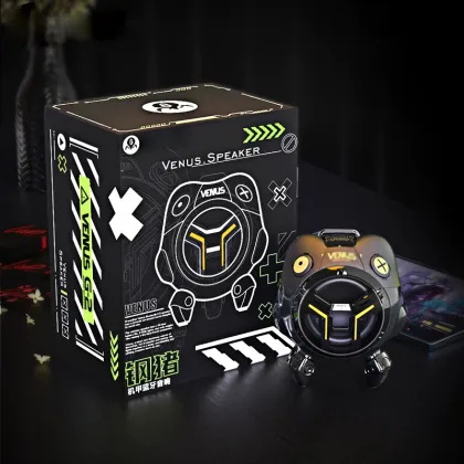 Portable Bluetooth Mini Mech Speaker with Keyboard Mouse Functionality