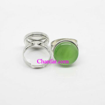 Hottest fashion cat eye button ring gifts