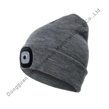 High Quality Sports Bluetooth Headphone Winter Caps with LED Light