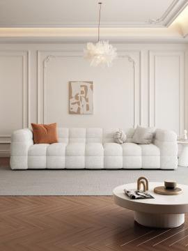 Contemporary 3-Seater Cloud Style Sofa for Chic Interiors