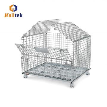 Warehouse Industrial Metal storage cage