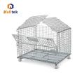 Storage Cage stackable storage metal foldable wire cage Supplier