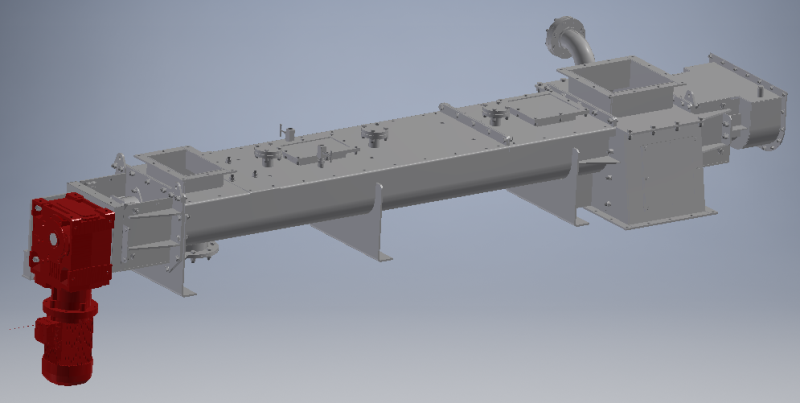 Zirconia Material Rotary Paddle Mixer