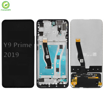 Huawei Y9 Prime 2019 STK-L21 STK-L22 STK-LX3 için LCD Ekran + Dokunmatik Ekran Sayısal Montajı