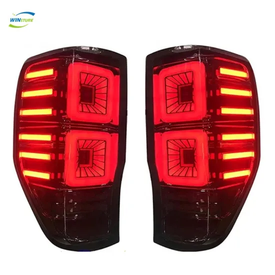 New LED Tail Lights for Ford Ranger T6, T7, T8 (2012-2021) - Modified Rear Lamps