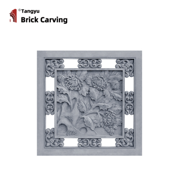 Square chrysanthemum hollow window