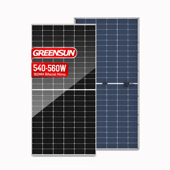 Affordable 540W-560W Bifacial Glass Monocrystalline Solar Panels for Home