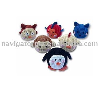 Pet Crochet Toy:Animal ball