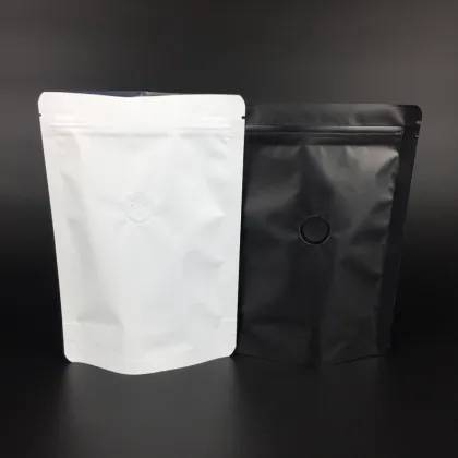 Coffee Bean Aluminum Foil Bag Food Sealed Packaging Bag with Air Valve
