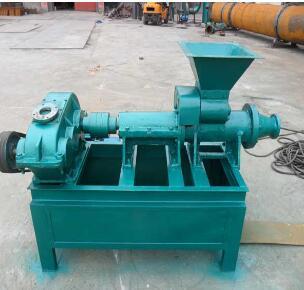 Charcoal briquette extruder