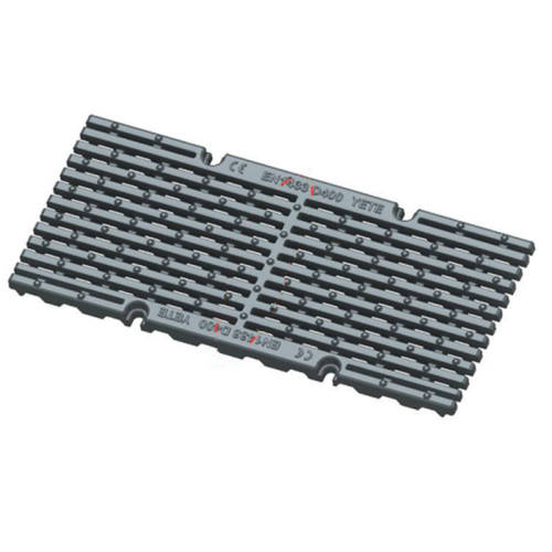 Square nodular cast iron rain grille cover