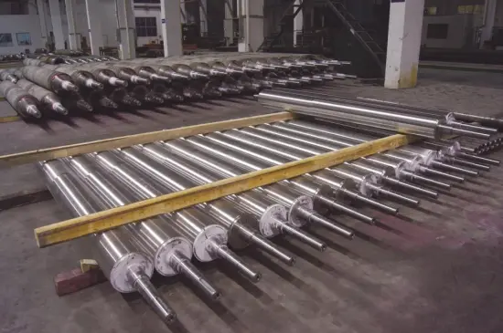 Cast hearth roller for steel mill