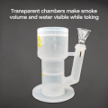 Crystor S Transparent Silicone Double Percolator Paip Air