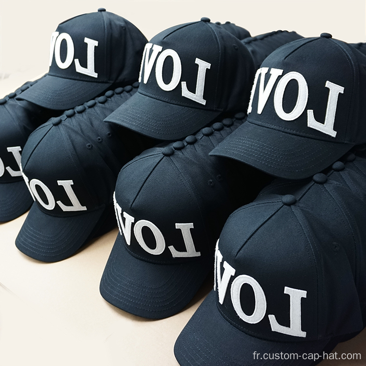Chapeau de baseball en coton personnalisé de haute qualité