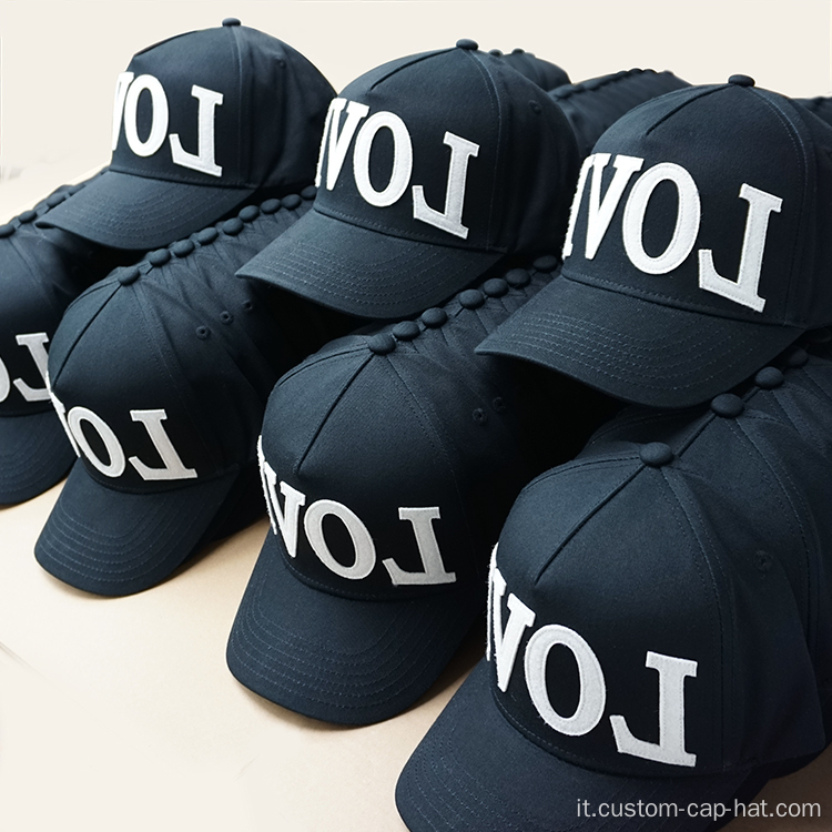 Cappello da baseball in cotone di alta qualità personalizzato