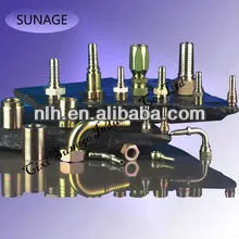 Hydraulic hose fittings / hose crimping fittings