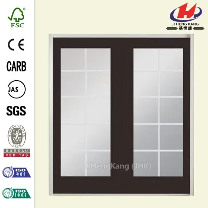 Willow Wood Inswing 10-Lite Fiberglass Patio Door