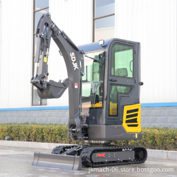 High Efficiency Small Excavator: Free Shipping Micro Mini Machine - 2 Ton Multifunctional Chinese New Bagger Digger
