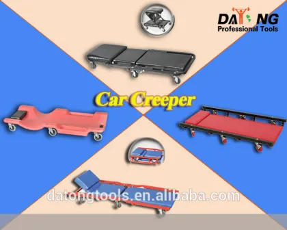 Garage Tools Repairing Rolling Car Ceat With Tool Tray